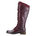 Hush Puppies Women's Rudy Knee High Boot, Burgundy, 6 UK