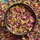 Edible 'Pixie Blush' Yellow Marigold, Pink Rose with Blue Cornflower Dried Flower Petal Mix - 1kg - Food Grade - Culinary - Cake - Bake - Decoration (312)