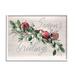 Stupell Industries Festive Red Ornaments Winter Holly Season's Greetings Oversized Stretched Canvas Wall Art By P.S. Art in Brown | Wayfair