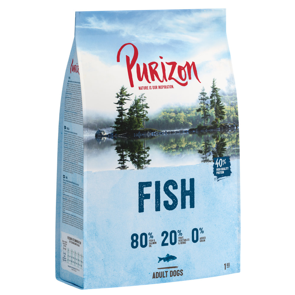 Purizon Adult Pesce Crocchette senza cereali per cane - Set %: 4 x 1 kg