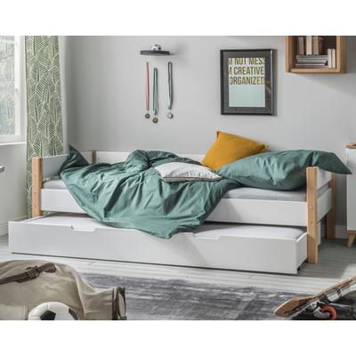 INFANSKIDS »Infanscolor« Kinderzimmer Kinderbett weiß 208x62x98cm / weiß-Buche Image