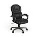 High Back Executive Swivel Ergonomic Office Chair with Accent Layered Seat