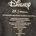 Disney Tops | Disney Metallic Mickey Mouse Grey T Shirt. Size 2x. | Color: Gray/Silver | Size: 2x