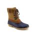 Women's Windsor Water Proof Boot by JBU in Navy Tan (Size 6 M)