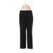 Ann Taylor LOFT Dress Pants - Low Rise Straight Leg Boyfriend: Black Bottoms - Women's Size 4