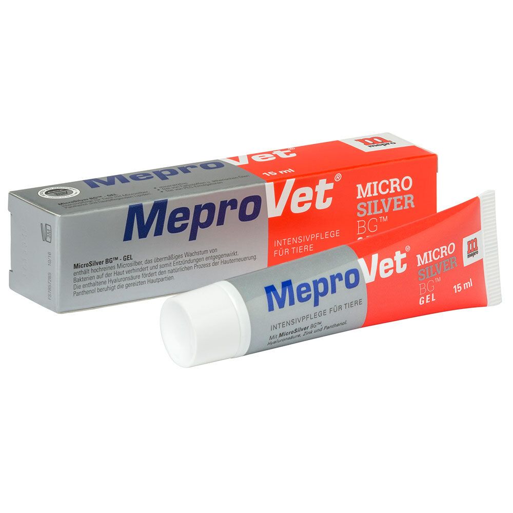 Mepro Vet Microsilver BG-Gel Wundpflege f.Tiere 1x15 ml Gel Image