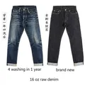 511XX-0001 RockCanRoll Lire la description! RapWeight Indigo Selvage Pantalon délavé 16oz Optique