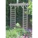 DuraTrel Providence 64" x 28" x 85" Mocha Vinyl Arbor