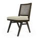 Westin Cane Back Wood Dining Chair, Set of 2 - 20" x 24" x 35"