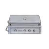 EdgeStar 89000 BTU 42 Inch Wide Natural Gas Built-In Grill with - Stainless Steel