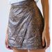 Free People Skirts | Free People Animal Print Faux Wrap Skirt Nwt | Color: Black/Brown | Size: 2