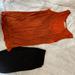 Michael Kors Tops | Michael Kors Studded Tank Top & Juicy Couture Jeggings | Color: Black/Orange | Size: S