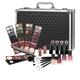 Boulevard de Beauté - Make-up Set im Schminkkoffer, Beauty-Case mit Spiegel, 82-teilig, kompakte Palette Basics und Nudetöne, 50 Lidschatten, 12 Lipgloss und 4 Lippenstifte, ideal als Travel-Kit