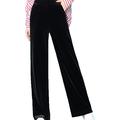 Women's Casual Pants Gold Velvet Wide-Leg Pants Spring and Autumn high Waist Loose Slim Trousers Straight-Leg Sports Pants