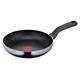 Tefal D52604 Resist Frying Pan 24 cm | Safe Titanium Non-Stick Seal | Thermal Signal Temperature Indicator | Easy Cleaning | Flame Protect Technology | Non-Induction Capable | Black