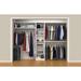 ClosetMaid SpaceCreations 50" W - 121" W Closet System Reach-In Sets Manufactured Wood in White | 84 H x 15.2 D in | Wayfair 3010740