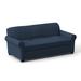 Edgecombe Furniture Finn 83" Rolled Arm Sofa Bed w/ Reversible Cushions Other Performance Fabrics in Indigo | 34 H x 83 W x 37 D in | Wayfair