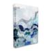 Stupell Industries 69_Bubbling Sea Floor Abstraction Fluid Green Stretched Canvas Wall Art By Urban Epiphany Canvas in Blue | Wayfair