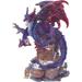 Trinx Christner Home Office Decoration 3 Heads Dragon Figurine Resin in Indigo | 4 H x 3 W x 3 D in | Wayfair D9707FF5EF474D14BBA0D20893819FC4