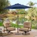 Arlmont & Co. Seegmiller 7.2 ft Market Patio Umbrella Metal in Gray | 87 H x 86.4 W x 86.4 D in | Wayfair 00A240C062D94355AB1EC6A9B3C5ED9A