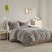 Willa Arlo™ Interiors Windall Shaggy Faux Fur Comforter Mini Set Polyester/Polyfill in Gray | King/Cal. King Comforter + 2 King Shams | Wayfair