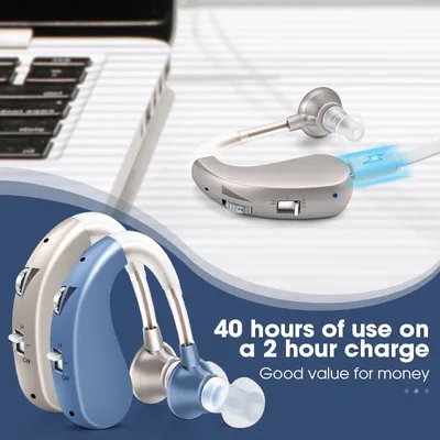 Aide auditive aste avec suppression du bruit mini amplificateur d'oreille pour les personnes âgées