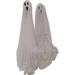 Haunted Hill Farm 4.17-ft. Ghost Stakes Set of 2 Waterproof, Indoor/Outdoor Halloween Decoration, LED Multi-Color