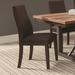 Upholstered Wooden Dining Side Chair, Set of 2 - 38.5 H x 19 W x 23.25 L Inches