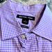 Michael Kors Shirts | Mens Michael Kors Long Sleeve Button Up | Color: Purple/White | Size: L