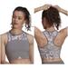 Adidas Intimates & Sleepwear | Adidas X Zoe Saldana Collection Low-Impact Sports Bra | Color: Gray/Pink | Size: Xl