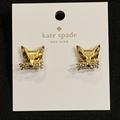 Kate Spade Jewelry | Kate Spade So Foxy Gold Fox Earrings! | Color: Black/Gold | Size: Os