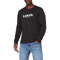 Levi's Men's Std Graphic Tee T-Shirt, Mv Logo+ Ls Caviar, XL