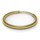 AZARIO LONDON 9K Solid Yellow Gold 1/2" (12MM) Diameter Segment Hoop Nose Ring Tragus Helix Piercing