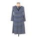 Old Navy Casual Dress: Blue Stripes Dresses - Women's Size X-Small