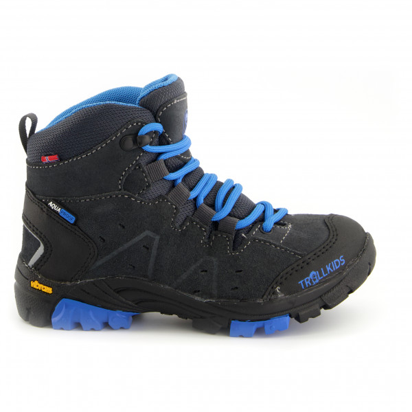 Trollkids - Kid's Trollsteinen Hiker Mid - Wanderschuhe 34 | EU 34 schwarz