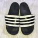 Adidas Shoes | Adidas Adilette Comfort Adjustable Slides Nwt | Color: Black/White | Size: Various