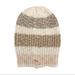 Free People Accessories | Free People Cream Cozy In Stripes Beanie | Color: Cream/Tan | Size: Os