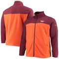 Men's Columbia Maroon Virginia Tech Hokies Big & Tall Team Flanker III Fleece Full-Zip Jacket