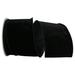 The Holiday Aisle® Solid Ribbon Fabric in Black | 4 H x 360 W x 4 D in | Wayfair 369DCBD005684945BFA8FA4EDBA2CD80