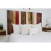 Gracie Oaks Davel Solid Wood Panel Headboard Hanger Wood in White/Yellow/Black | 36 H x 55.5 W x 2 D in | Wayfair DC50A9A05C1E496B9293A83EB4856139