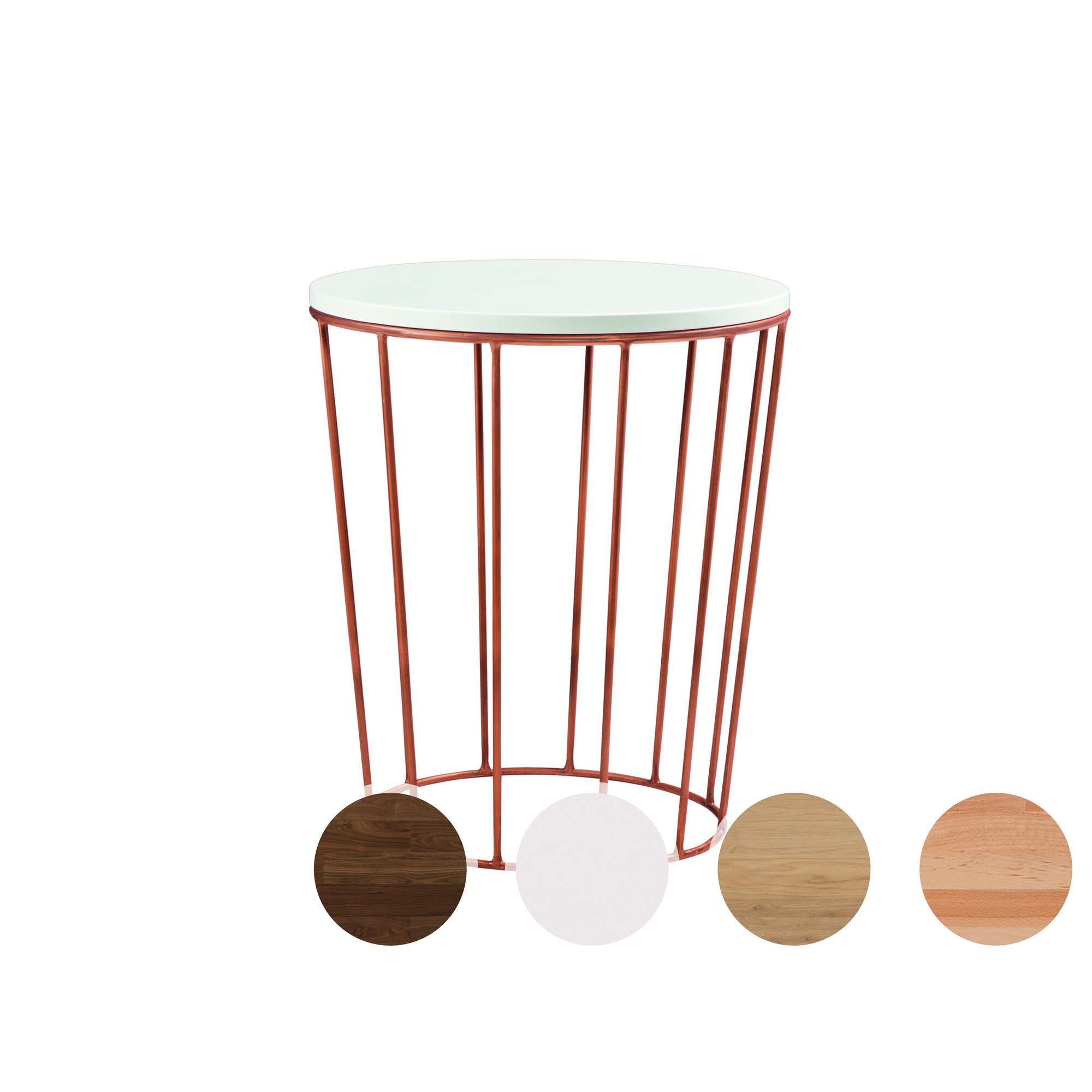 Hasena Nachttisch Lina Bronze / Kernbuche natur, geölt Image