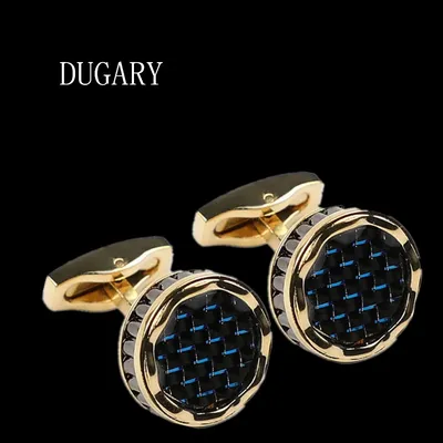DUGARY-lèvent de manchette de chemise de luxe pour hommes boutons de manchette de marque bijoux de