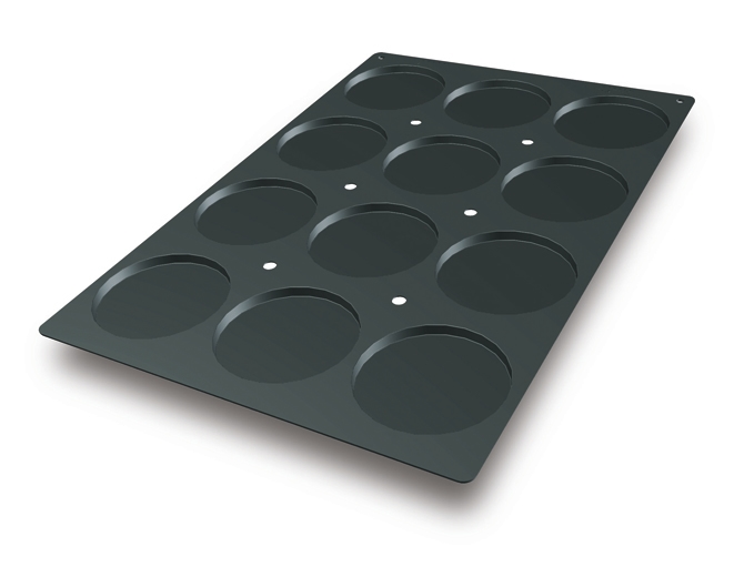 1 x SCHNEIDER Backform aus Silikon Biskuit-Mini Ø 120 mm / 10 mm