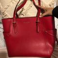 Michael Kors Bags | Micheal Kors Tote Bag - Red Large Tote Bag - Mk Tote Bag With Pockets | Color: Red | Size: Os