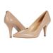 Michael Kors Shoes | Michael Kors Nude Heels 100% Leather Nude Kitten Heel High Heel Pumps 6 M | Color: Brown/Tan | Size: 6