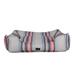 All Season Kuddler Dog Bed, 42" L X 30" W X 10.5" H, Coral Stripe, X-Large, Multi-Color