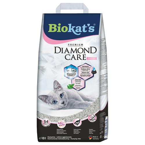 2 x 10 l DIAMOND CARE Fresh Biokat's Katzenstreu