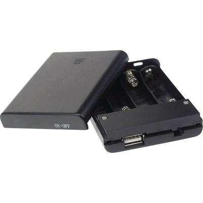 BH341USB Batteriebox 4x Mignon (aa) (l x b x h) 60 x 20 x 80 mm - Velleman Image