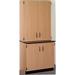 Stevens ID Systems Science 6 Compartment Accent Cabinet w/ Doors Wood in Brown | 84 H x 36 W x 23 D in | Wayfair 84202 K84 21-073-02