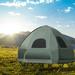 Topbuy Patiojoy Foldable Tent Steel in Gray | 73 H x 54 W x 76 D in | Wayfair TOPB005097